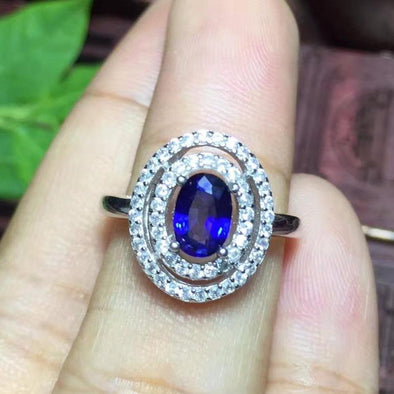 1.07 CT Estate Style Natural Sapphire Ring